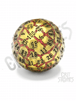 Kość Lava Orb - Metal D100