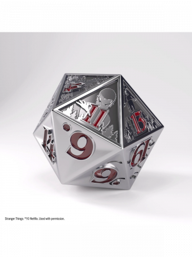 Kość Stranger Things - Hellfire Club Premium Metal 27mm D20
