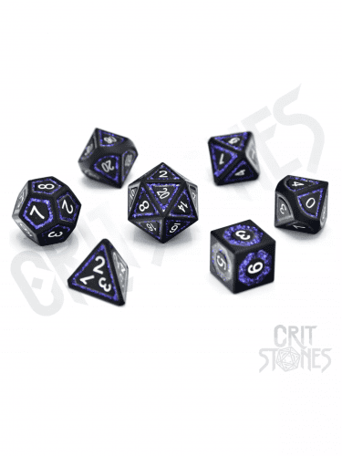 Kości Astral Gleam Metal - RPG Dice Set (7 szt.)