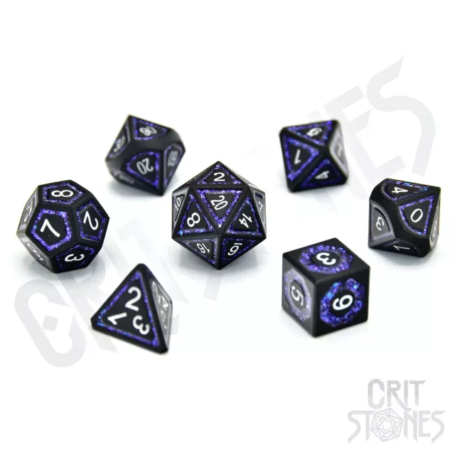 Kości Astral Gleam Metal - RPG Dice Set (7 szt.)