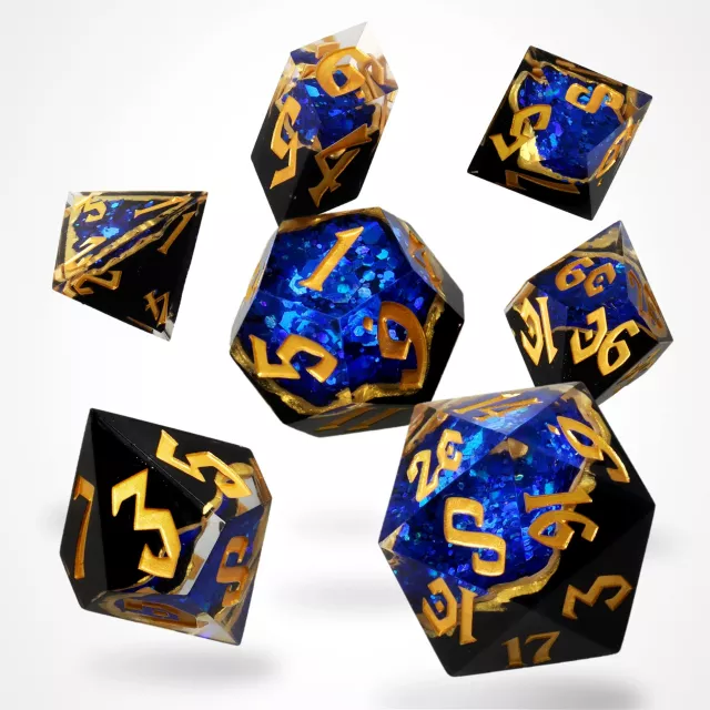 Kości Azure Artifacts Geode - RPG Dice Set (7 szt.)