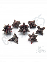 Kości Brutal Bane Metal - RPG Dice Set  (7 szt.)