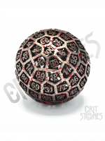 Kość Centigrave Hollow - Metal D100
