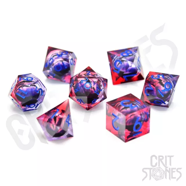 Kości Elder Dragon's Gaze Floating Eye - RPG Dice Set (7 szt.)