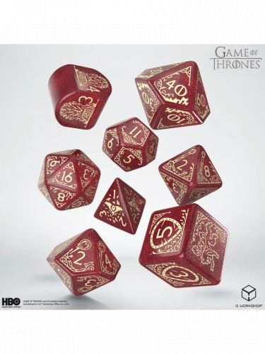Kości Game of Thrones - Lannister (8 szt.)