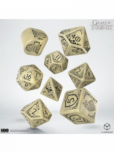 Kości Game of Thrones - Stark (8szt.)