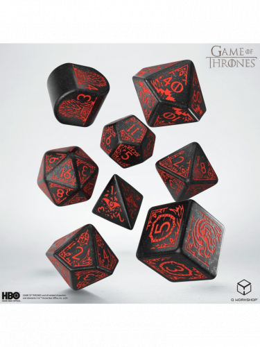 Kości Game of Thrones - Targaryen (8 szt.)
