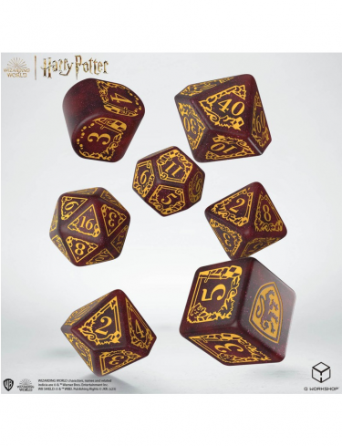 Kości do gry Harry Potter - Gryffindor Red