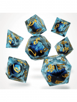 Kości Ice Dragon's Gaze Floating Eye - RPG Dice Set (7 szt.)
