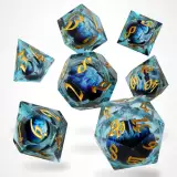 Kości Ice Dragon's Gaze Floating Eye - RPG Dice Set (7 szt.)