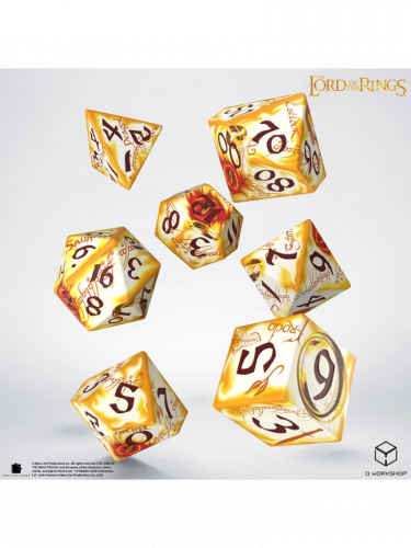 Kości Lord of the Rings - Whitefire Radiance (7 szt.)
