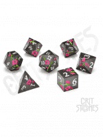 Kości Nighttime Blossom Metal - RPG Dice Set (7 szt.)