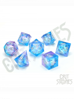 Kości Pink Ice Liquid Core - RPG Dice Set  (7 ks)