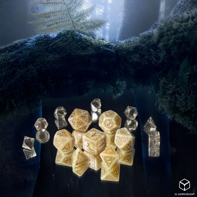 Kości Q-Workshop: Elvish Jumbo Dice Set (Q-Workshop)