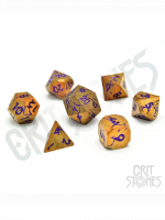 Kości Shattered Sigils Metal - RPG Dice Set  (7 szt.)