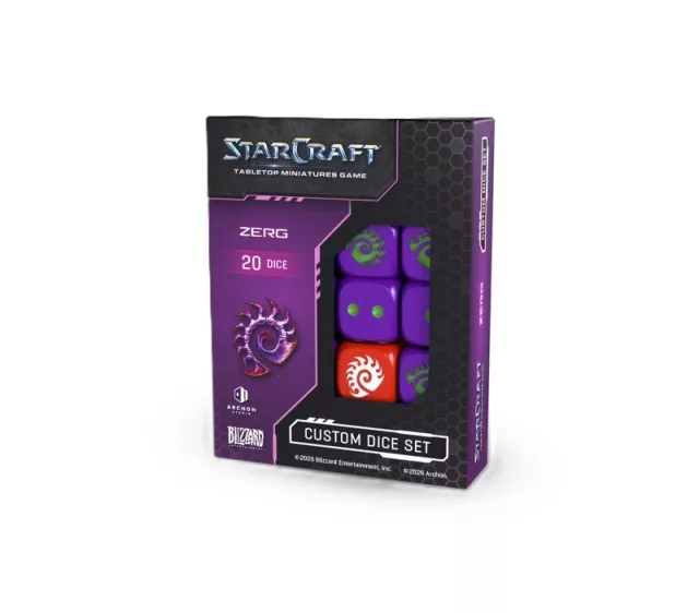 Kości StarCraft - Dice Set - Zerg