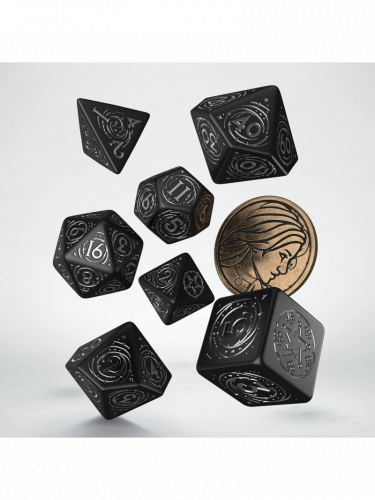 Kości Wiedźmin - The Obsidian Star (7 szt.)