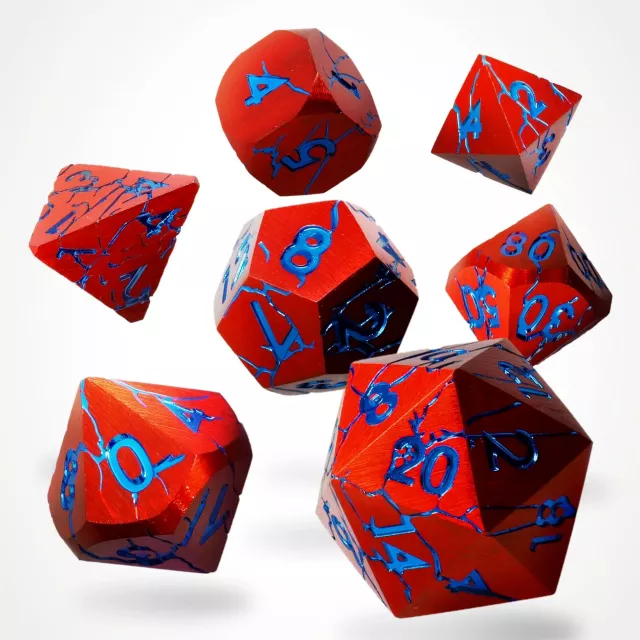 Kości Ruptured Hell Metal - RPG Dice Set (7 szt.)