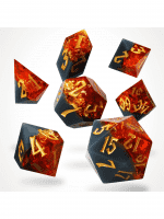 Kości Volcanic Amber Resin - RPG Dice Set (7 szt.)