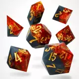 Kości Volcanic Amber Resin - RPG Dice Set (7 szt.)