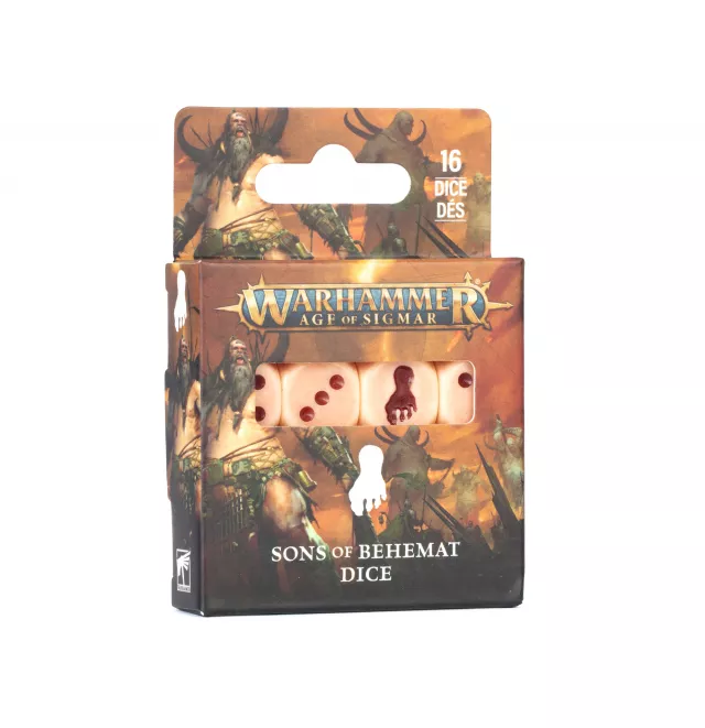 Kości Warhammer Age of Sigmar - Sons of Behemat Dice (16 szt.) - Gra planszowa