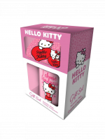 Zestaw podarunkowy Hello Kitty - My Heart (kubek, breloczek, podkładka)