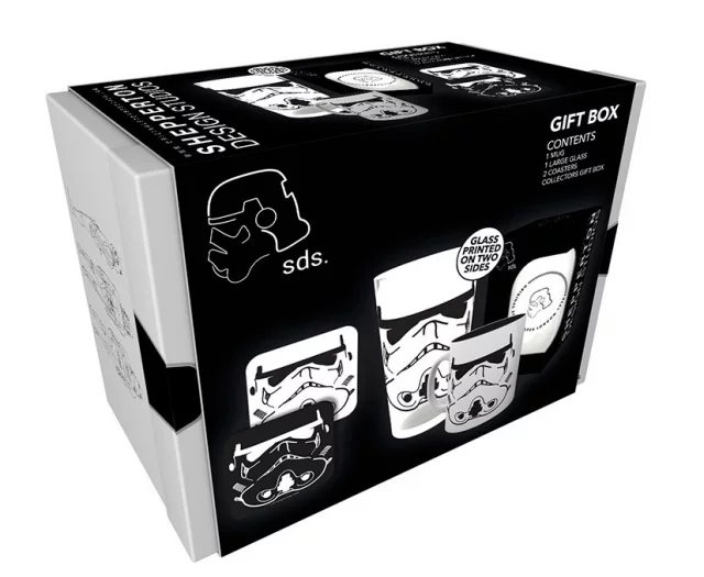 Zestaw prezentowy Star Wars - Original Stormtrooper (kubek, szklanka, podkładki na stół)