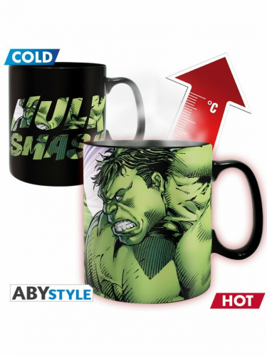 Marvel King Size Kubek Hulk - Heat Change