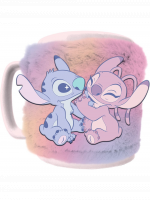 Kubek Lilo & Stitch - Angel and Stitch (+ pluszowy otulacz)