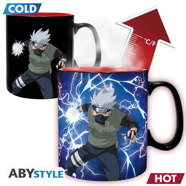 Hrnek Naruto Shippuden - Kakashi/Itachi (měnící se)