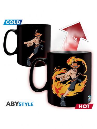 Kubek One Piece - Luffy & Ace (zmieniający kolor)