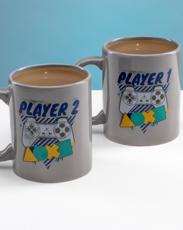 Kubek PlayStation - Player One and Player Two Mug Set (zestaw 2 kubków)