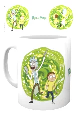 Kubek Rick and Morty - Portal biały - Rick & Morty