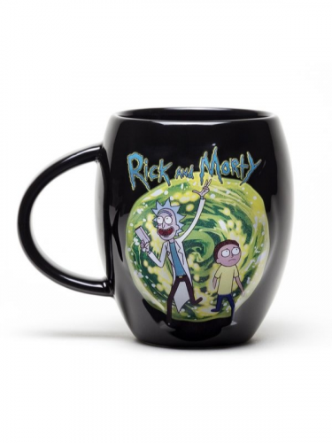 Kubek Rick and Morty - Portal czarny