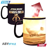 Mandalorian Kubek Heat Change Mando with Child - Heat Change kubki