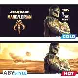 Mandalorian Kubek Heat Change Mando with Child - Heat Change kubki