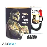 Mandalorian Kubek Heat Change Mando with Child - Heat Change kubki