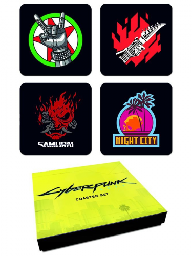 Podkładki na stół Cyberpunk 2077 - Set #1