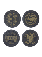 Podkładka pod szklanki Game of Thrones: House of the Dragon - Metal Coasters (4 szt.)