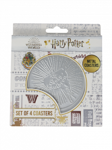 Podkładki Harry Potter - Embossed (4 szt.)