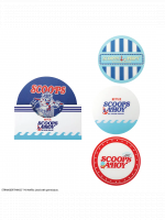 Podkładki Stranger Things - Scoops Ahoy (4 szt.)