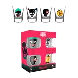 Kieliszki DC Comics - Suicide Squad Skulls (zestaw 4 kieliszków)