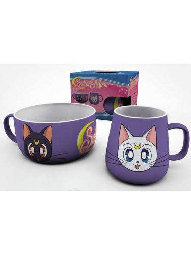 Zestaw śniadaniowy Sailor Moon - Luna & Artemis