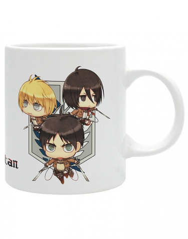 Kubek Attack on Titan - Chibi Trio