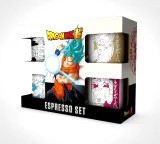 Kubek Dragon Ball - Goku Espresso zestaw - 4 elementy