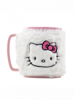 Kubek Hello Kitty - Pink Bow Face (+ pluszowy otulacz)