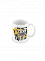 Kubek Sakamoto Days - Yellow, Black & White