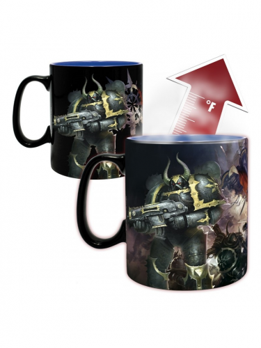 Kubek Warhammer 40,000 - Ultramarine & Black Legion (zmieniający się pod wpływem ciepła)
