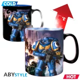 Kubek Warhammer 40.000 - Ultramarine & Black Legion (zmieniający się pod wpływem ciepła)