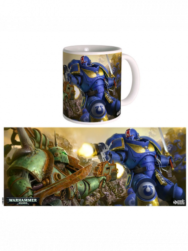 Kubek Warhammer 40,000 - Ultramarines vs Nurgle